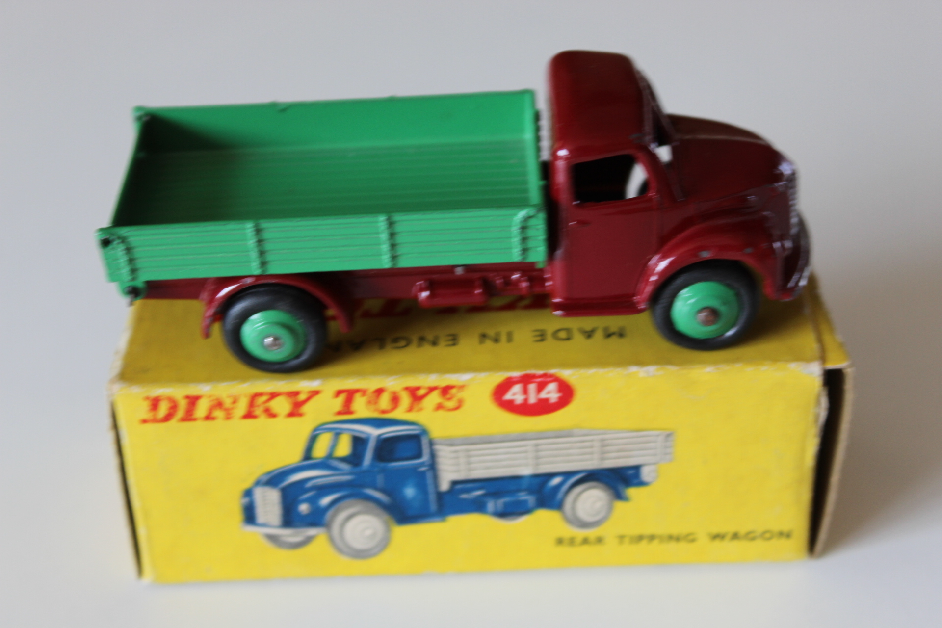 dodge tipper rare issue dinky toys 414 side