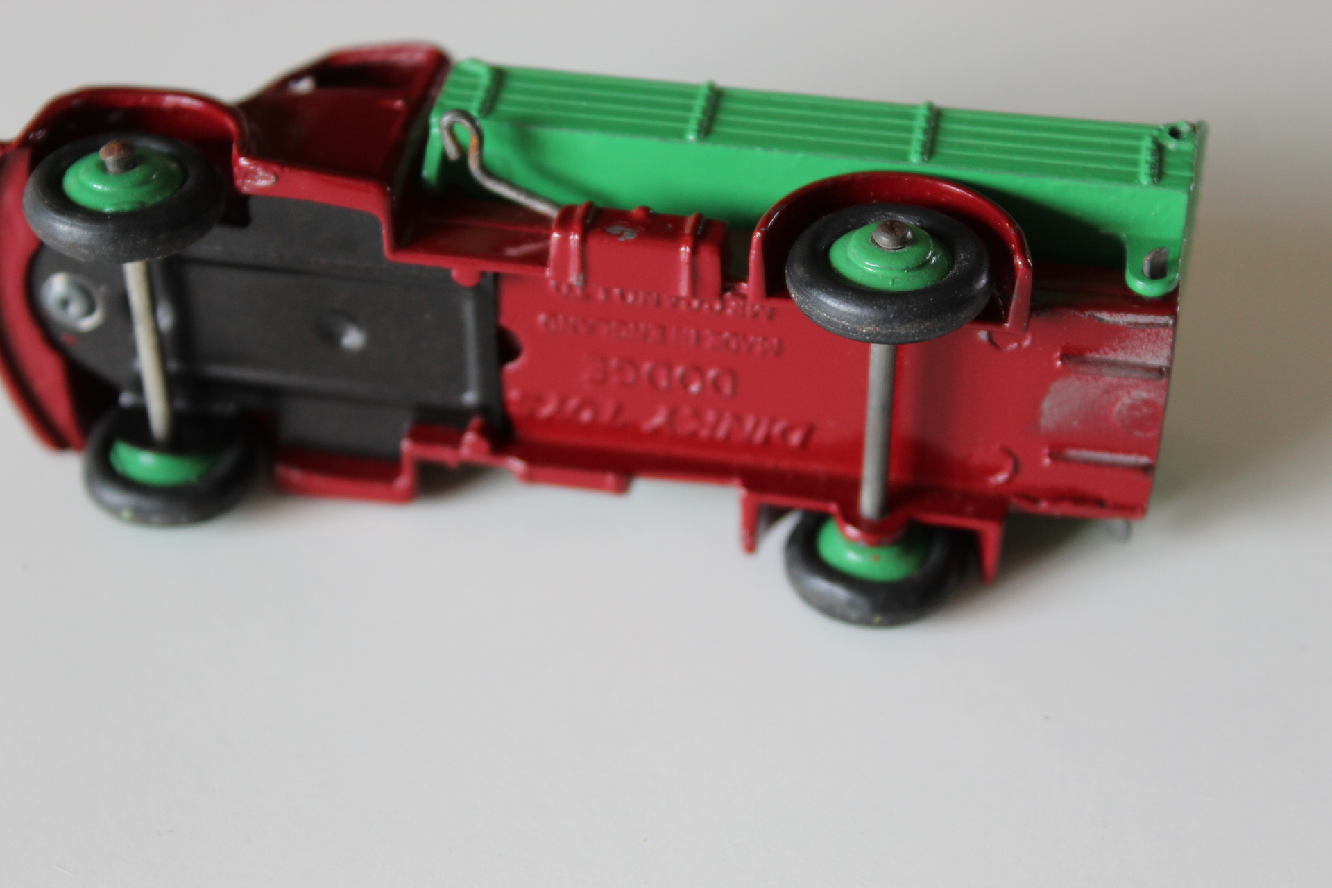 dodge tipper rare issue dinky toys 414 base