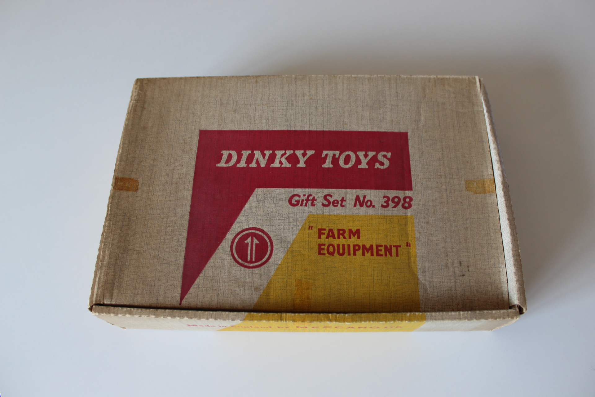 farm equipment gift set dinky toys 398 box top