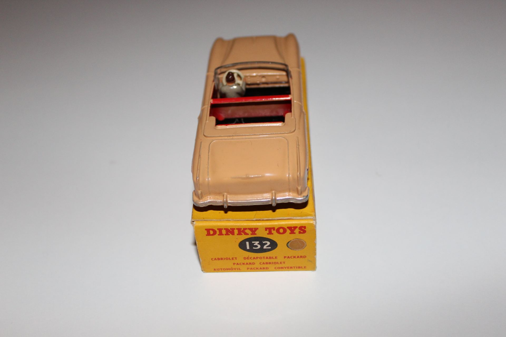 packard convertible dinky toys 132 back