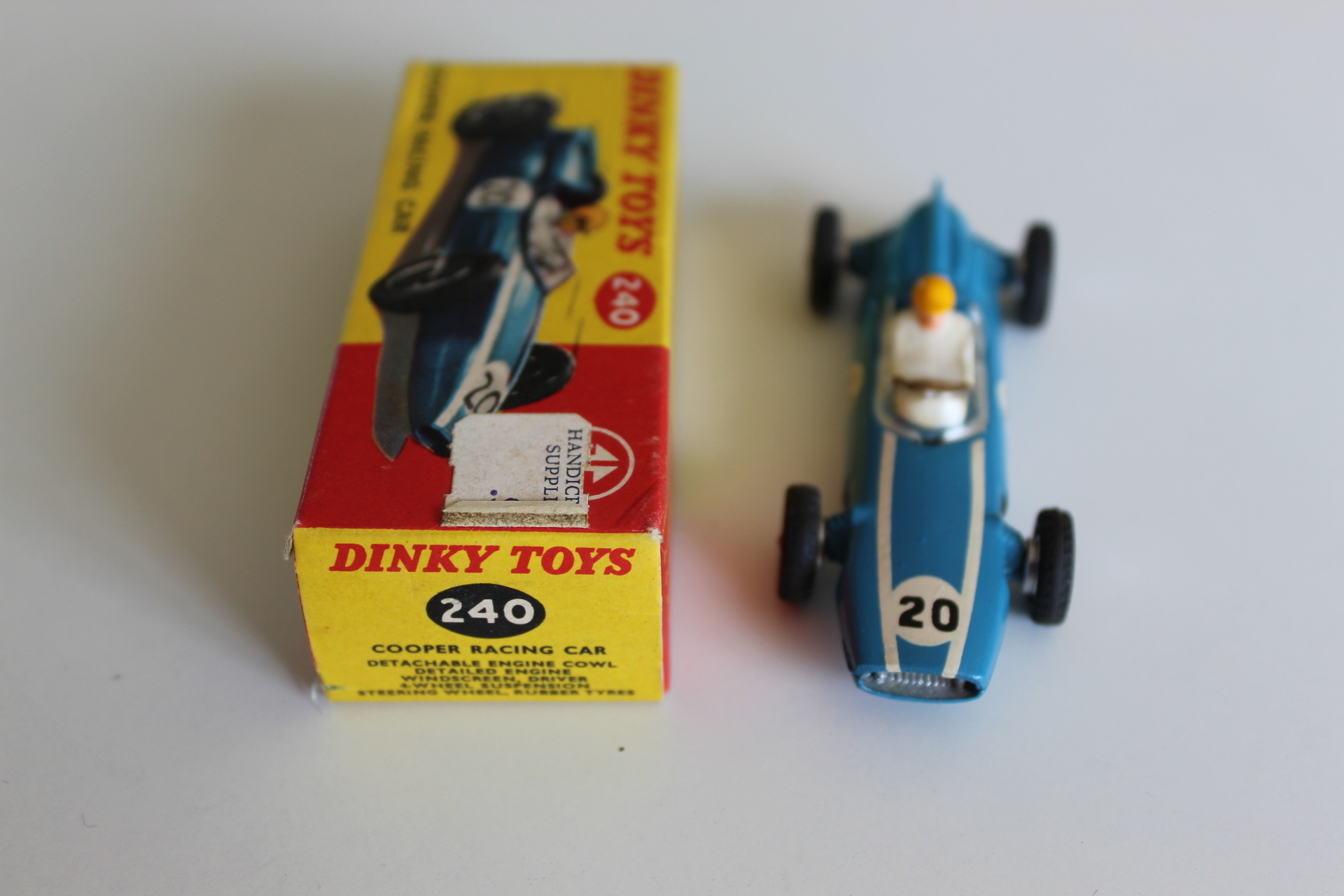cooper racing car dinky toys 240 front