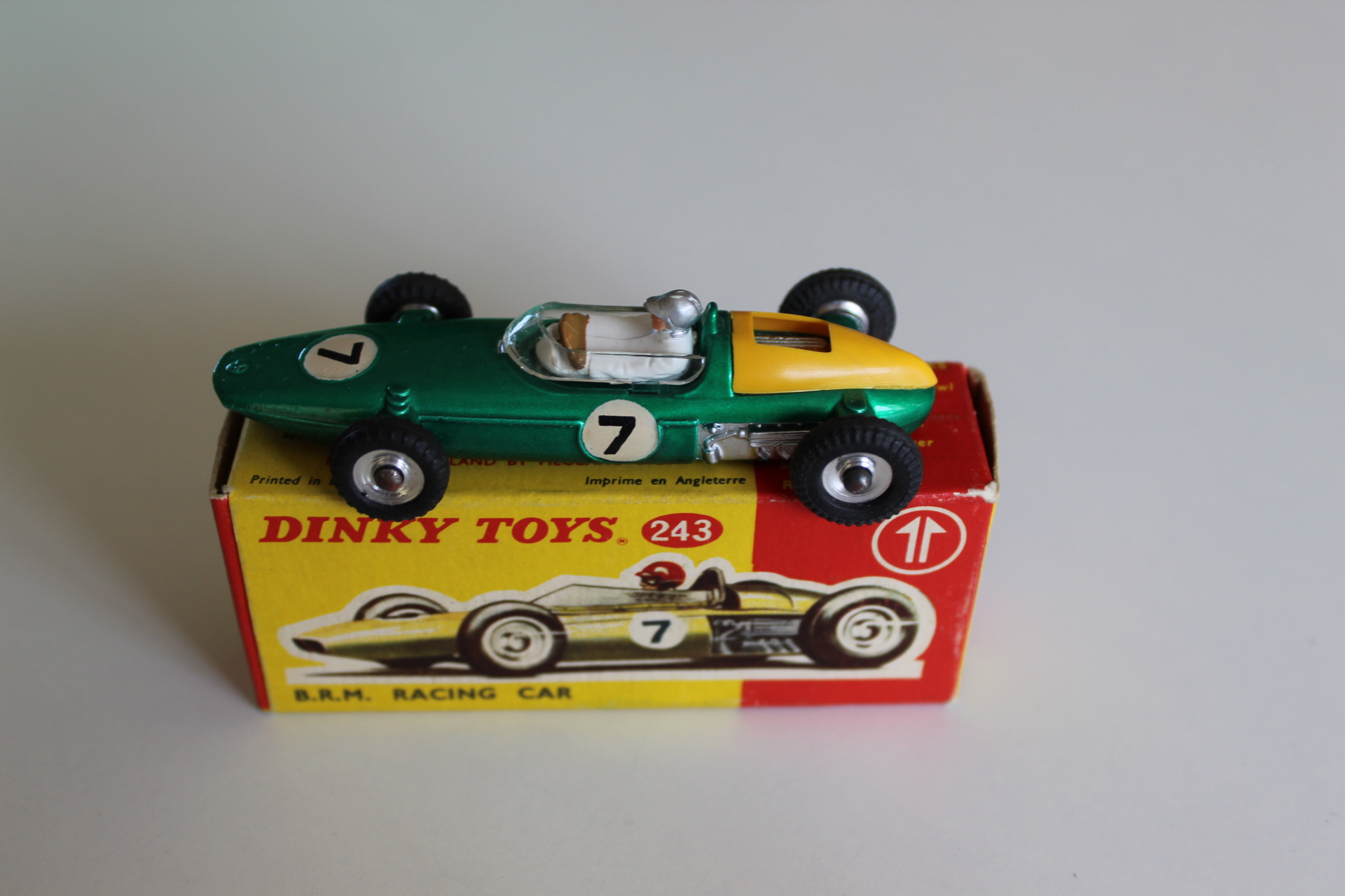 b.r.m. racing car dinky toys 243