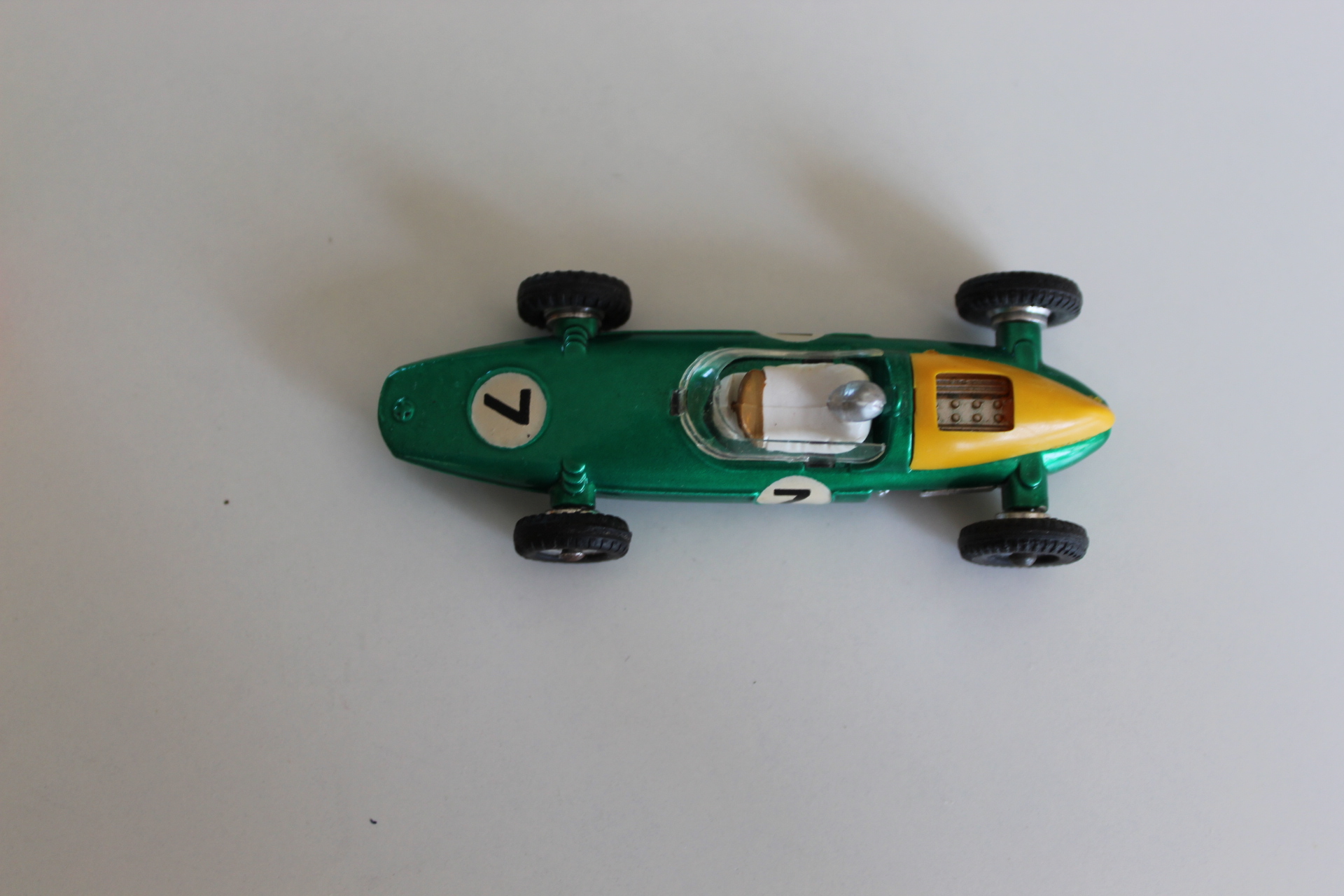b.r.m. racing car dinky toys 243 top