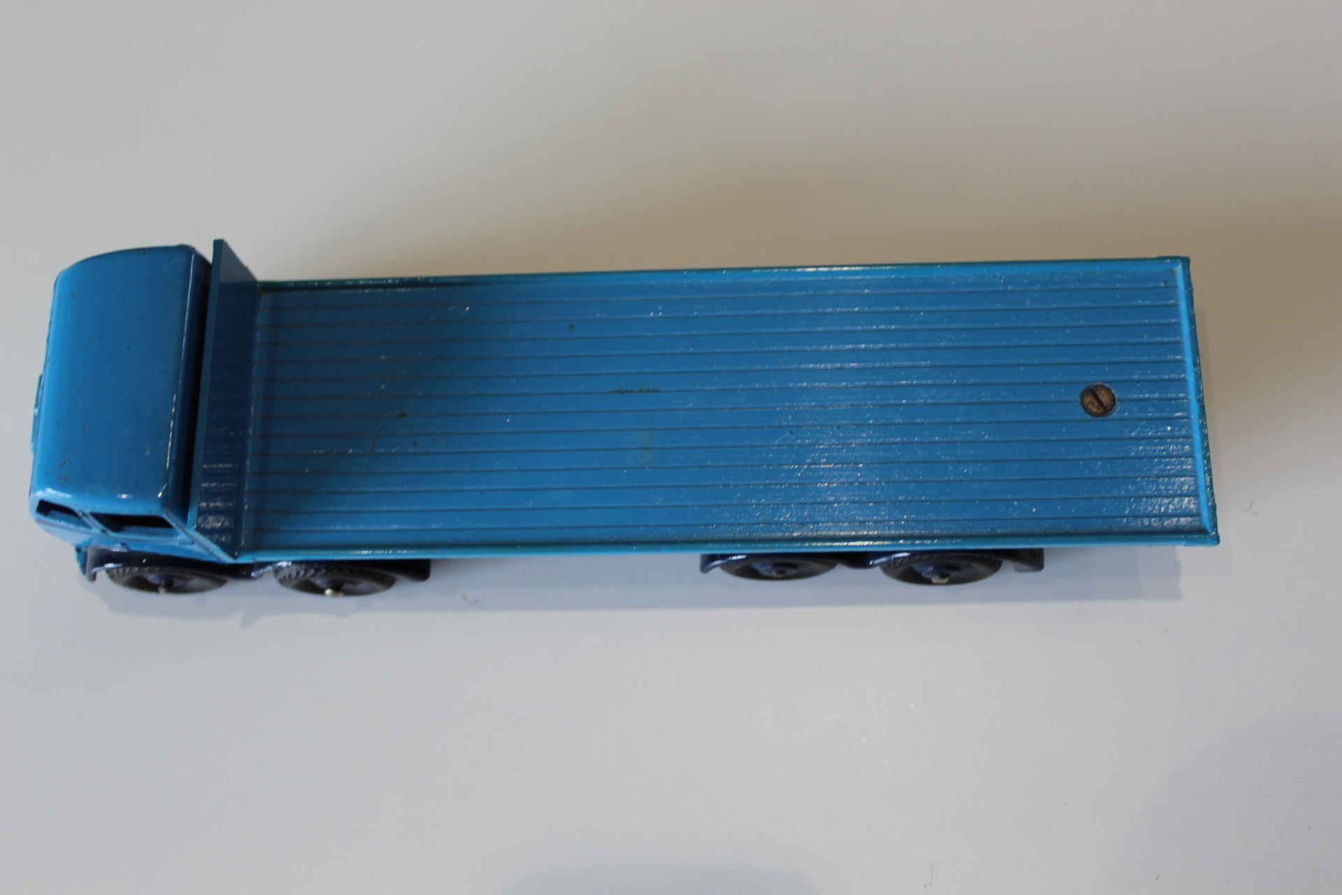 1st cab foden flatbed blue dinky toys 902 top