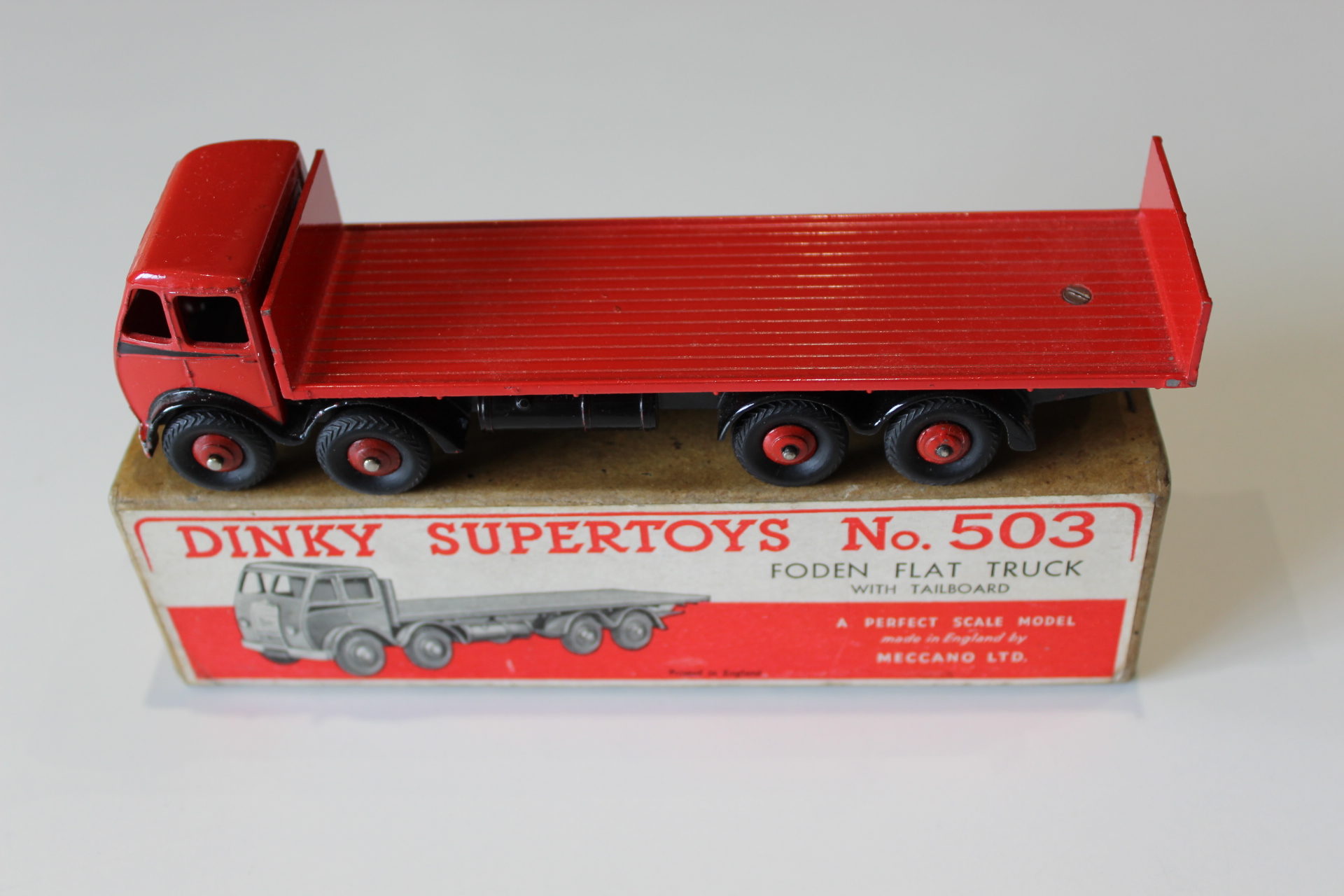 foden 1st cab tailboard dinky toys 503