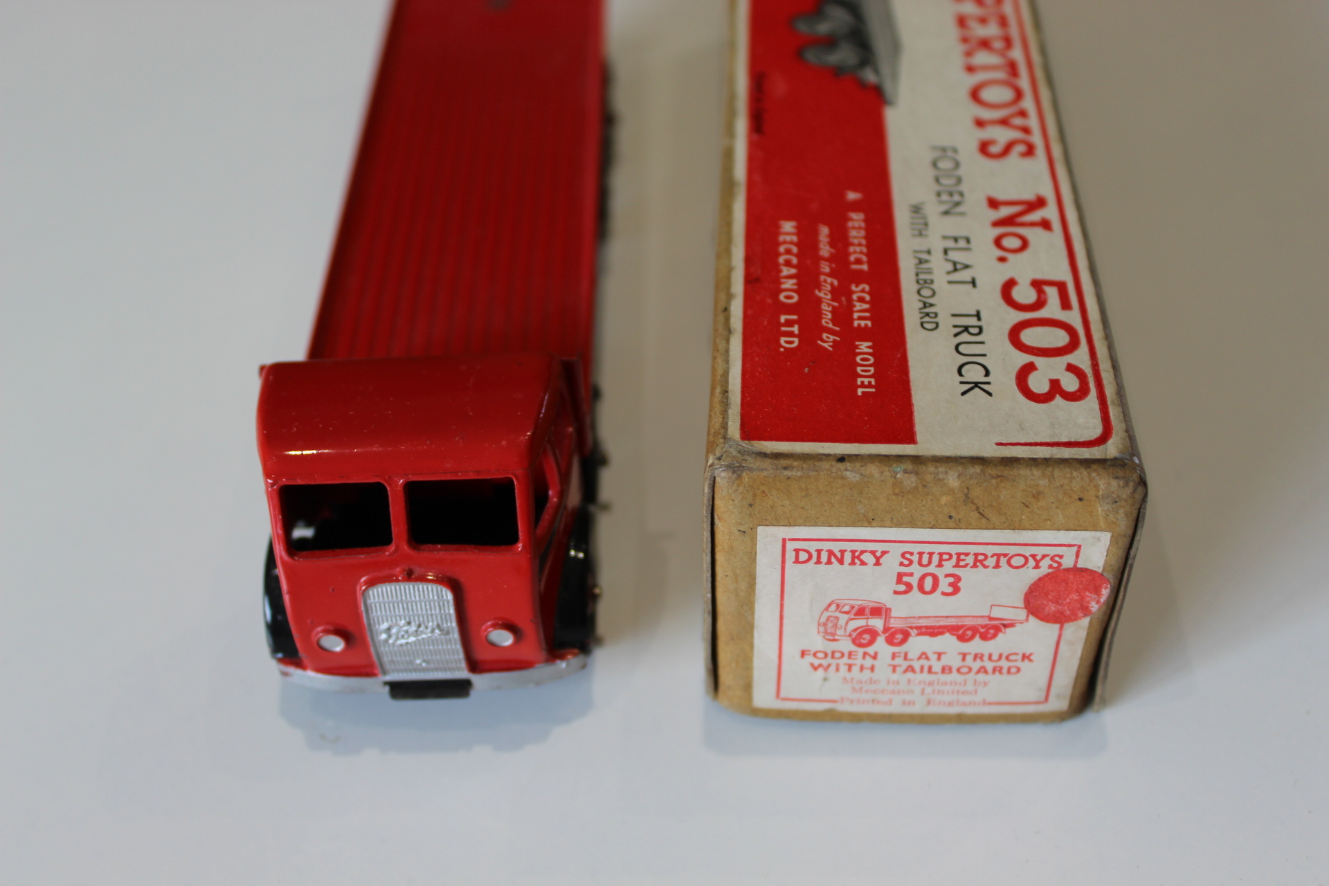foden 1st cab tailboard dinky toys 503 front