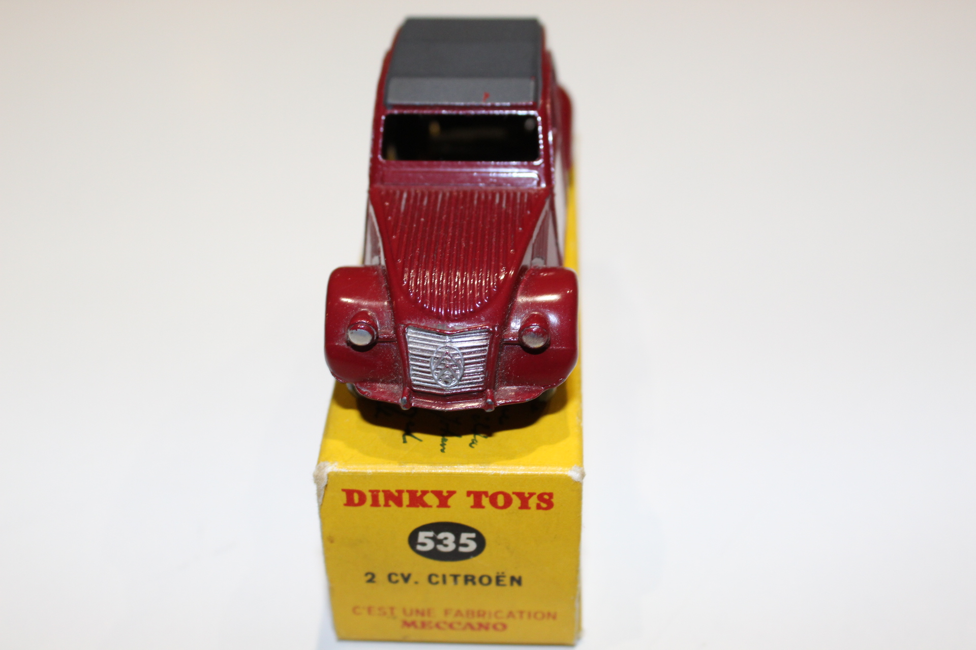 citroen 2cv french dinky toys 535 front
