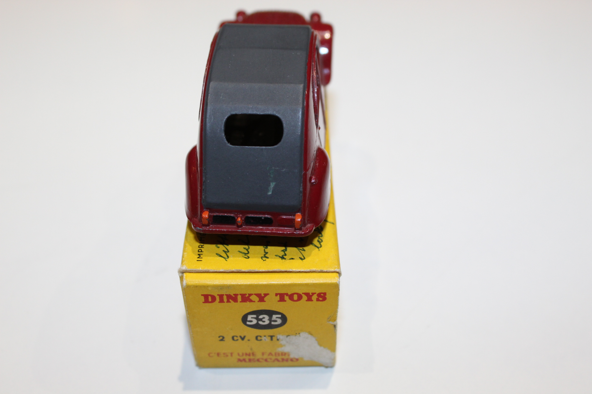 citroen 2cv french dinky toys 535 back