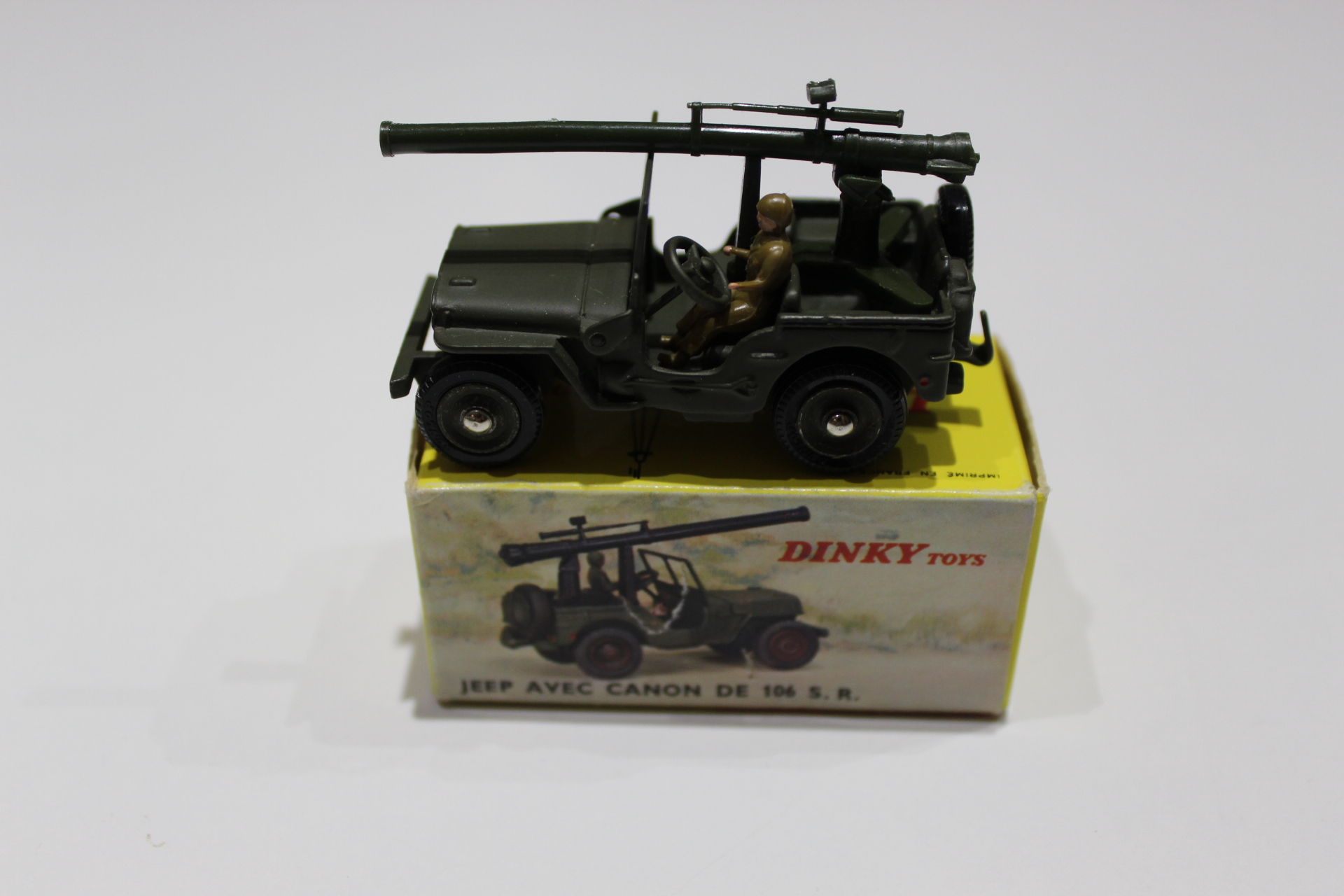jeep and cannon french dinky toys 829
